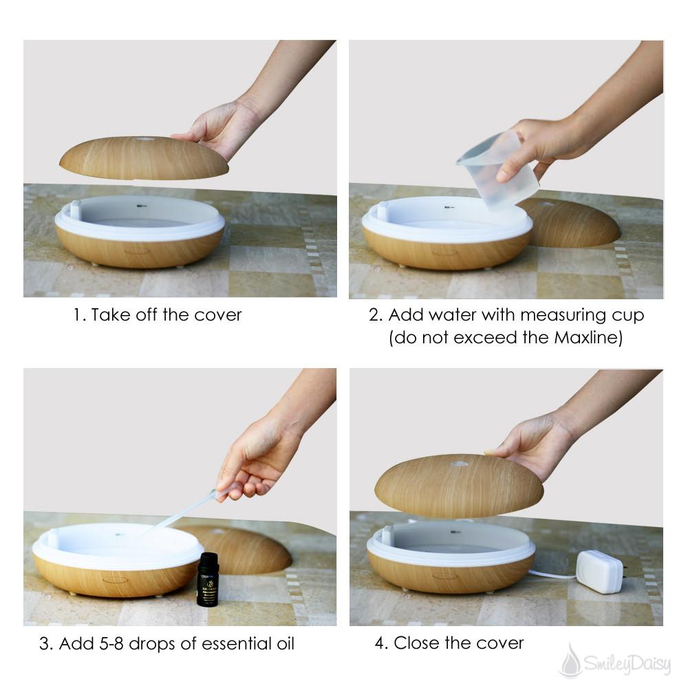 Essential Oil Diffuser - The Hibiscus