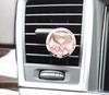 Essential Oil Car Air Freshener Diffuser -  Love model with 5ml Eucalyptus Oil