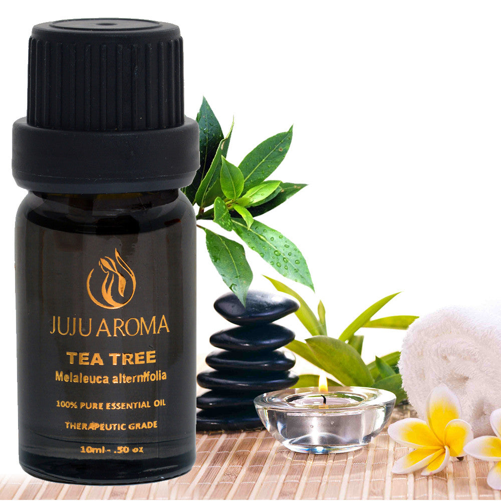 Tea Tree Essential Oil - 100% Pure, Natural and Therapeutic Grade - 10ml - By JuJu Aroma