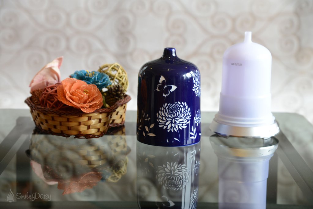 Aromatherapy Essential Oil Diffuser - Love in a Mist (Blue)